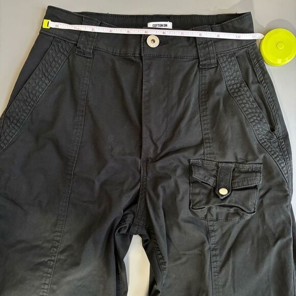 Cotton on Hayden cargo pant in black size 2 US - Picture 10 of 12